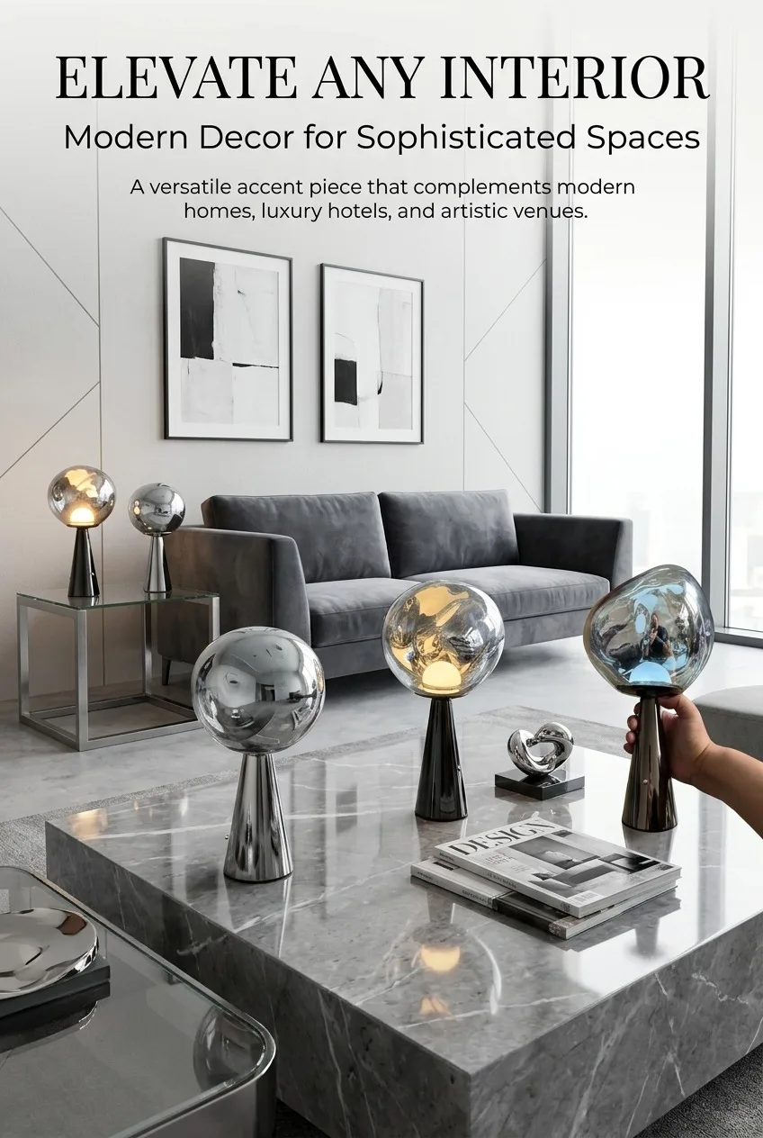 365mm High Modern Nordic Minimalist Touch Desk Lamp Rechargeable Night Light Portable Bedroom Bedside Table Atmosphere Light