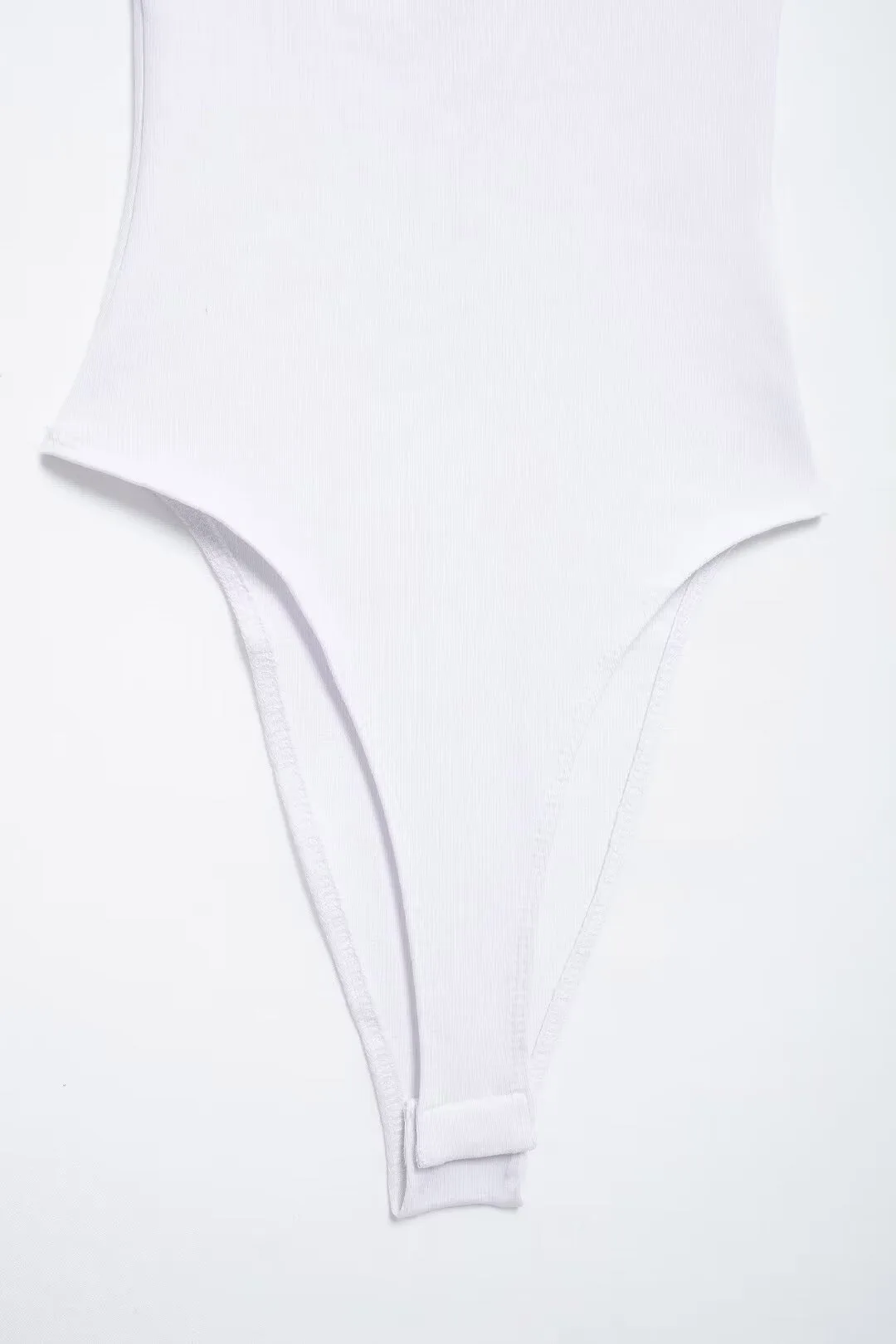 Skinny Ribbed Bodysuits for Women, O Neck, Straps, Snap-Button, Female Playsuits, Sexy Fashion