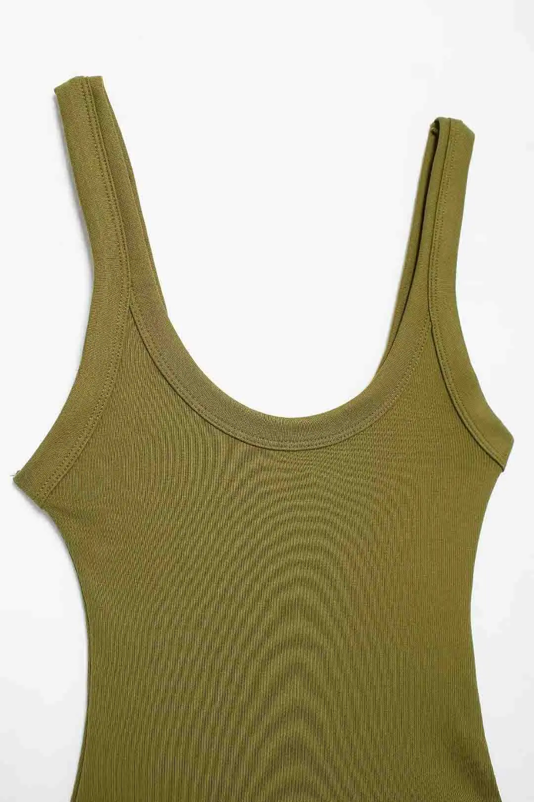 Skinny Ribbed Bodysuits for Women, O Neck, Straps, Snap-Button, Female Playsuits, Sexy Fashion