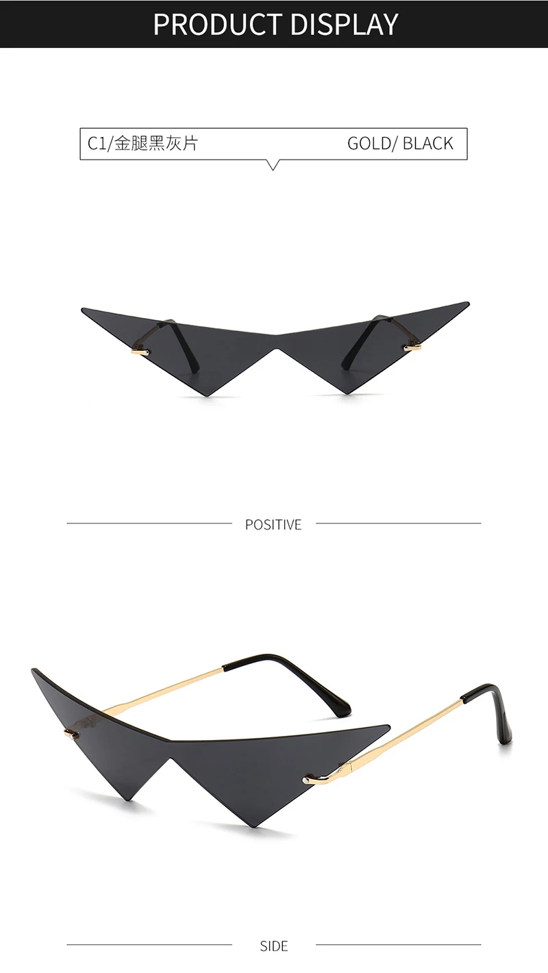 Anime Tengen Toppa Gurren-Lagann Kamina Glasses Gothic Punk Cosplay Costume Sunglasses Accessories Props