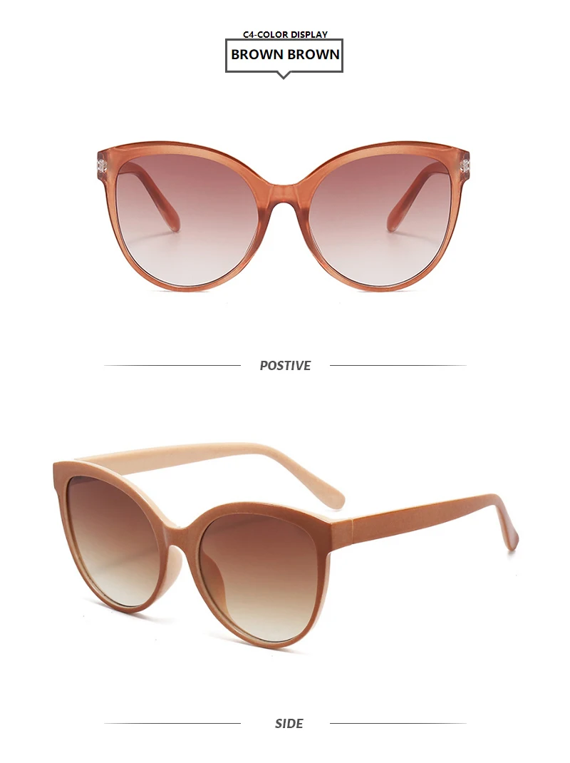 Cat Eye Sunglasses Sunglasses Outdoor Driving Sunshade Decoration Oversize Frame Glasses UV Protection