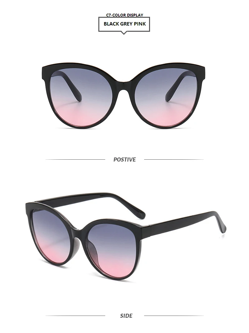 Cat Eye Sunglasses Sunglasses Outdoor Driving Sunshade Decoration Oversize Frame Glasses UV Protection