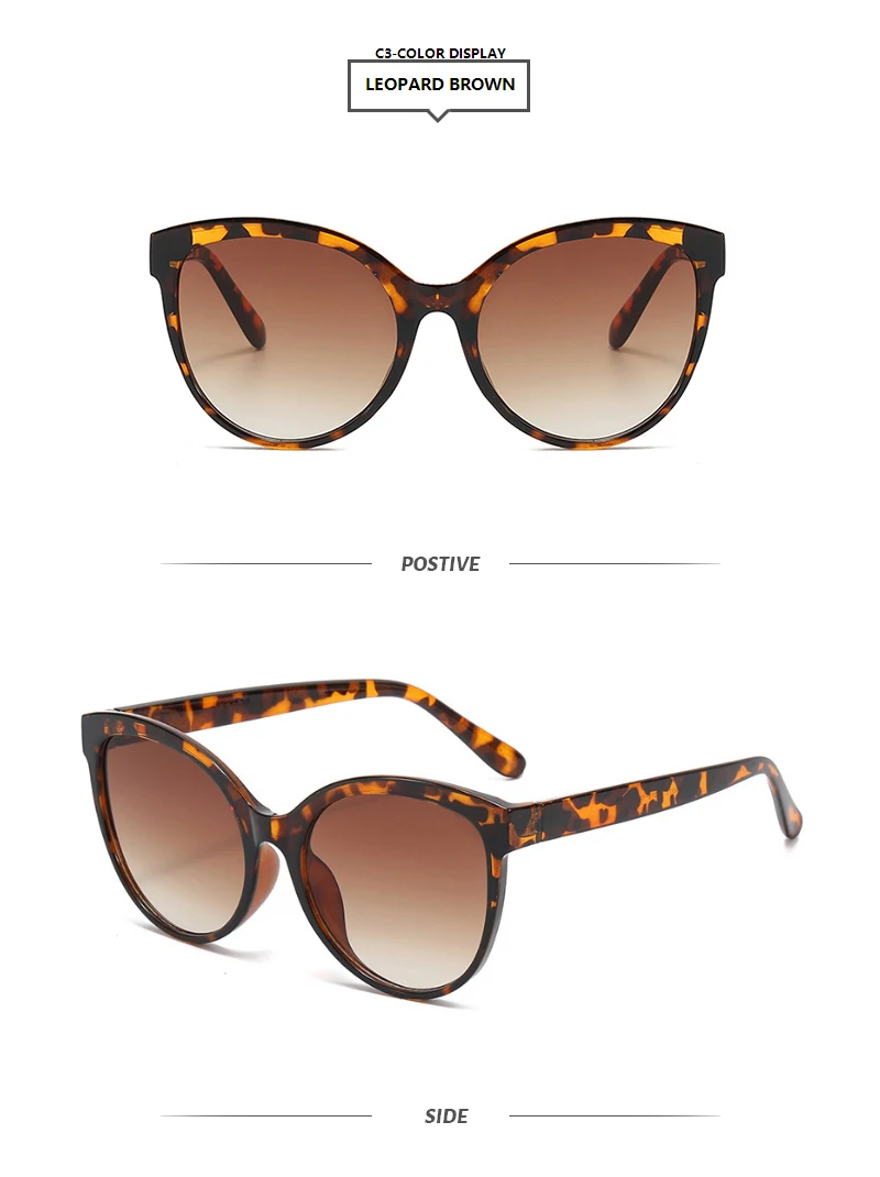 Cat Eye Sunglasses Sunglasses Outdoor Driving Sunshade Decoration Oversize Frame Glasses UV Protection