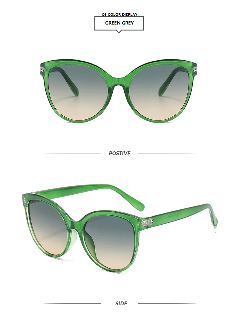Cat Eye Sunglasses Sunglasses Outdoor Driving Sunshade Decoration Oversize Frame Glasses UV Protection