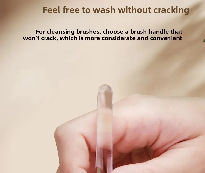Facial Cleanser Brush Soft Face Massage Fan Wash Brush Pore Cleanning Exfoliating Beauty Face Mask Brush Portable Skin Care Tool