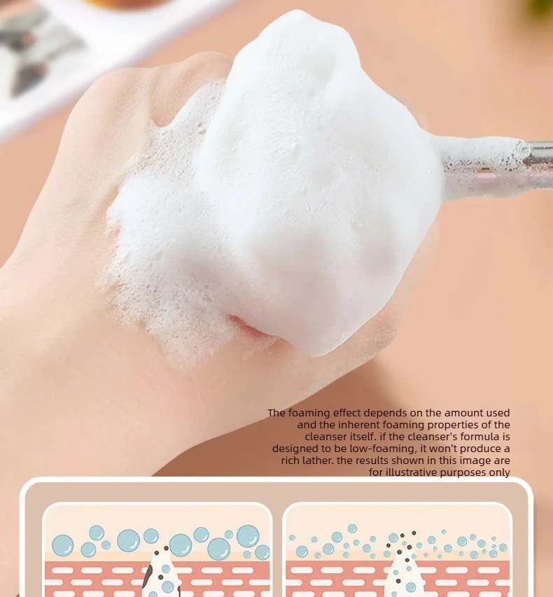 Facial Cleanser Brush Soft Face Massage Fan Wash Brush Pore Cleanning Exfoliating Beauty Face Mask Brush Portable Skin Care Tool