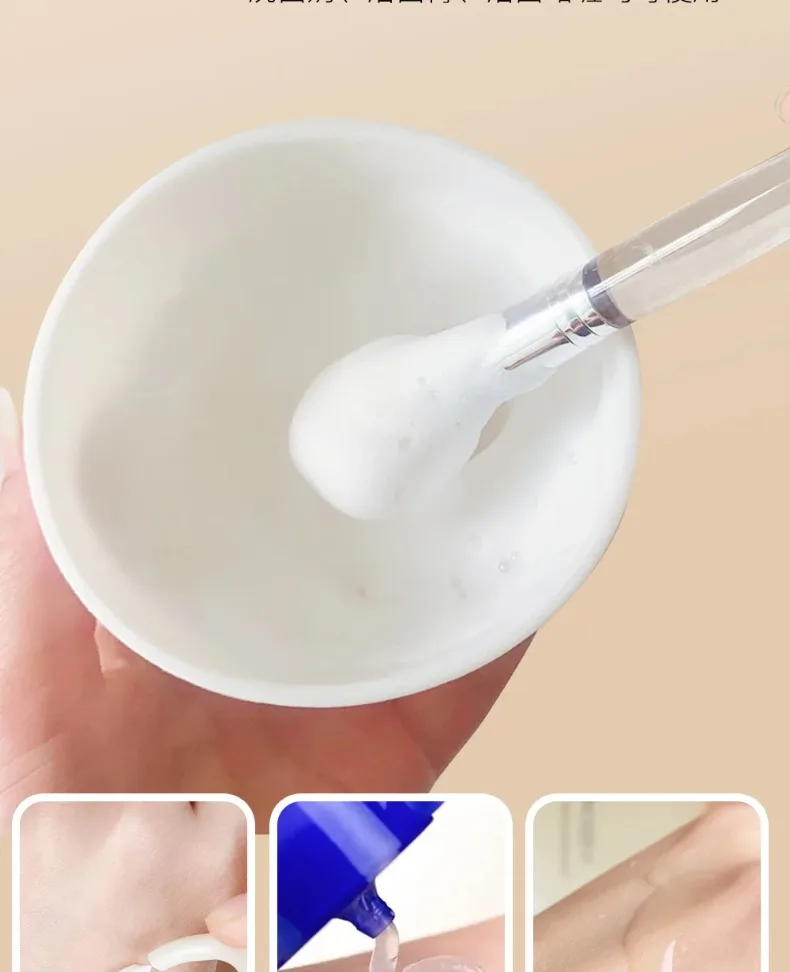 Facial Cleanser Brush Soft Face Massage Fan Wash Brush Pore Cleanning Exfoliating Beauty Face Mask Brush Portable Skin Care Tool
