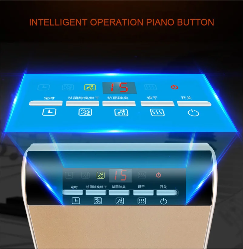 190W Intelligent Electric Shoes Dryer Sterilization Anion Ozone Sanitiser Telescopic Adjustable Ultraviolet Shoe Sterilizer