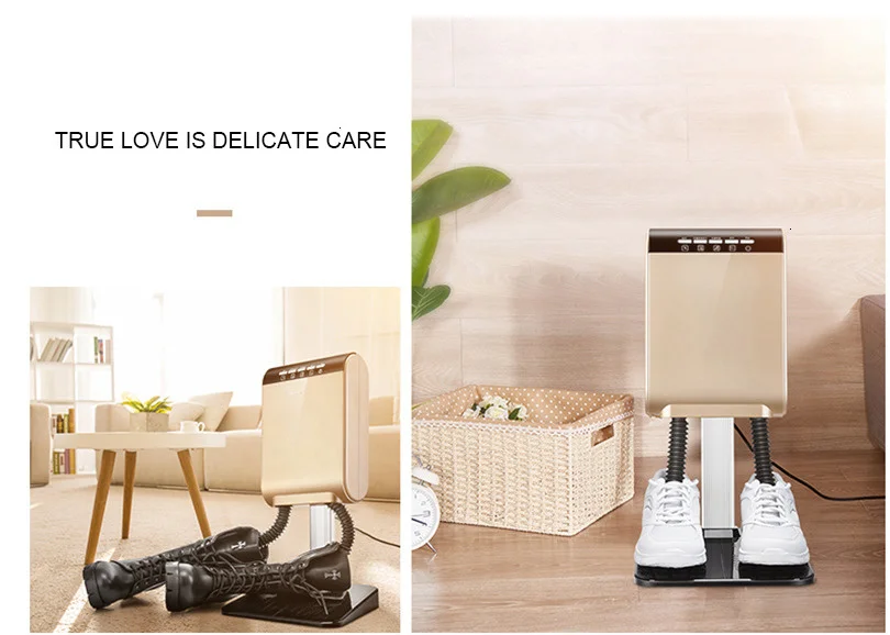 190W Intelligent Electric Shoes Dryer Sterilization Anion Ozone Sanitiser Telescopic Adjustable Ultraviolet Shoe Sterilizer