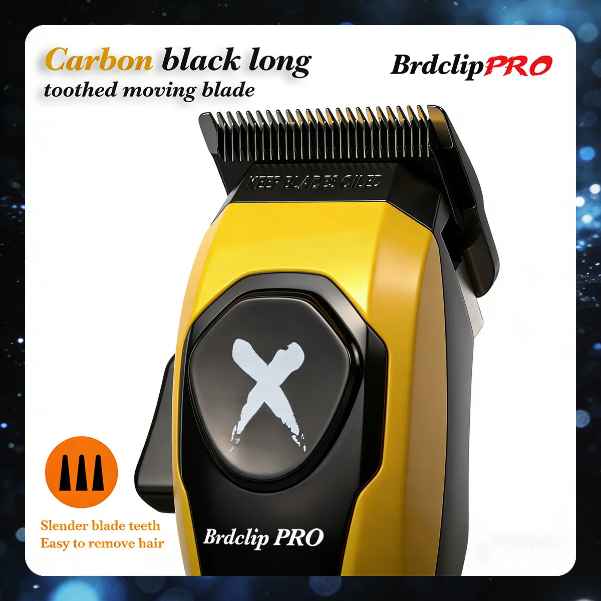 BRDCLIP Professional 7500RPM Barber Hair Clipper Set DLC Blade Base Charger 2-Speed Hair Trimmer Salon Use for Men Shaver