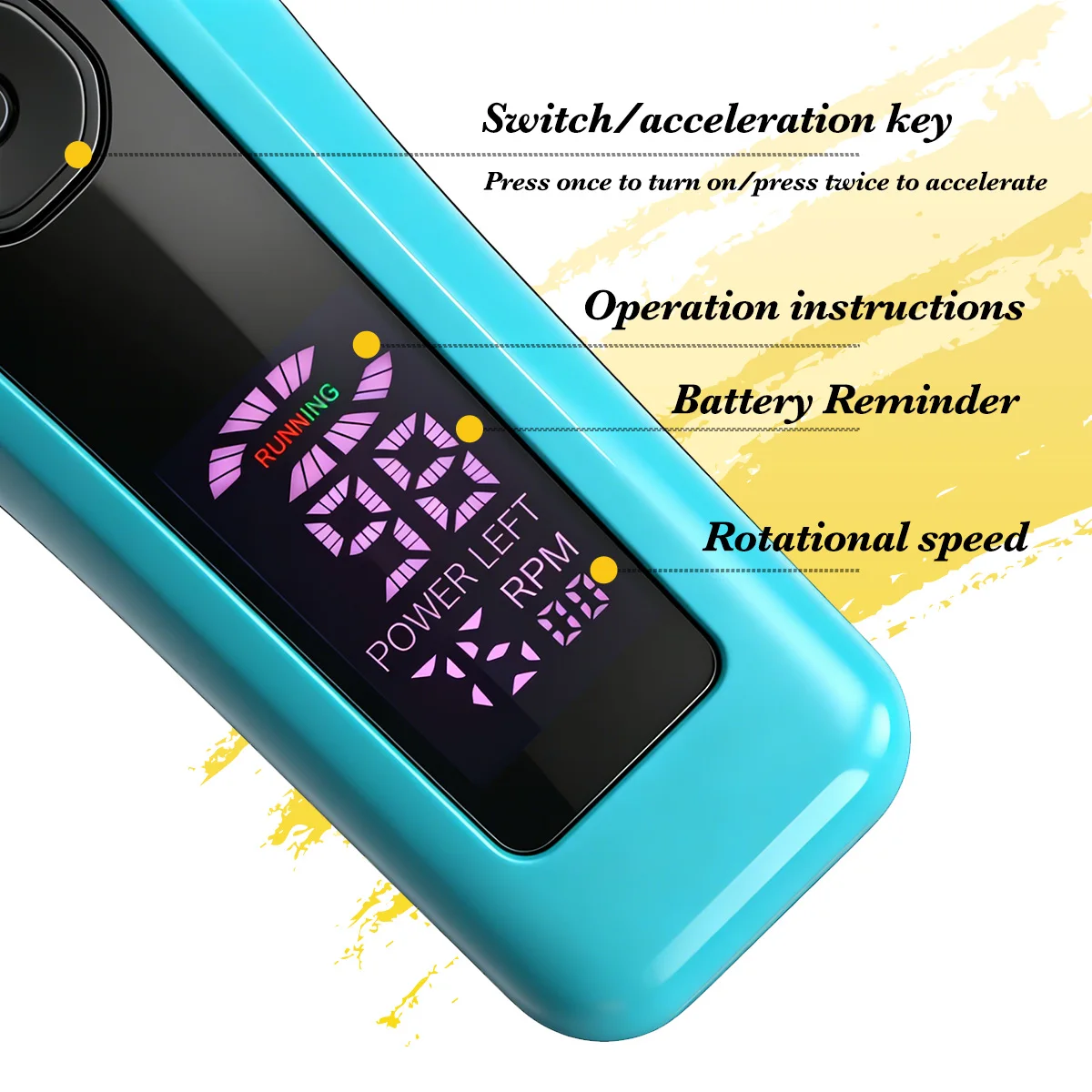 BRDCLIP Professional Hair Clippers Rechargeable Hair Trimmer Charging Base Haircut Machine DLC Blade Clippers For man BRD-619