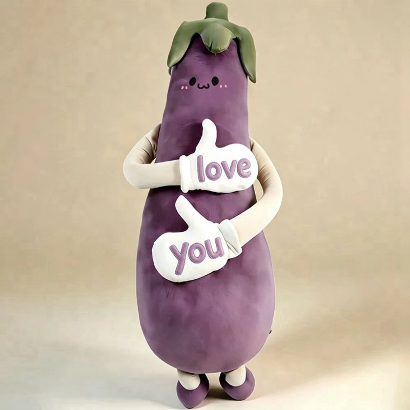 1Pc 90cm Lovely Eggplant Mango Carrot Plush Pillow Dolls Sleeping Pillow Cushion Appease Toys Accompany Gift