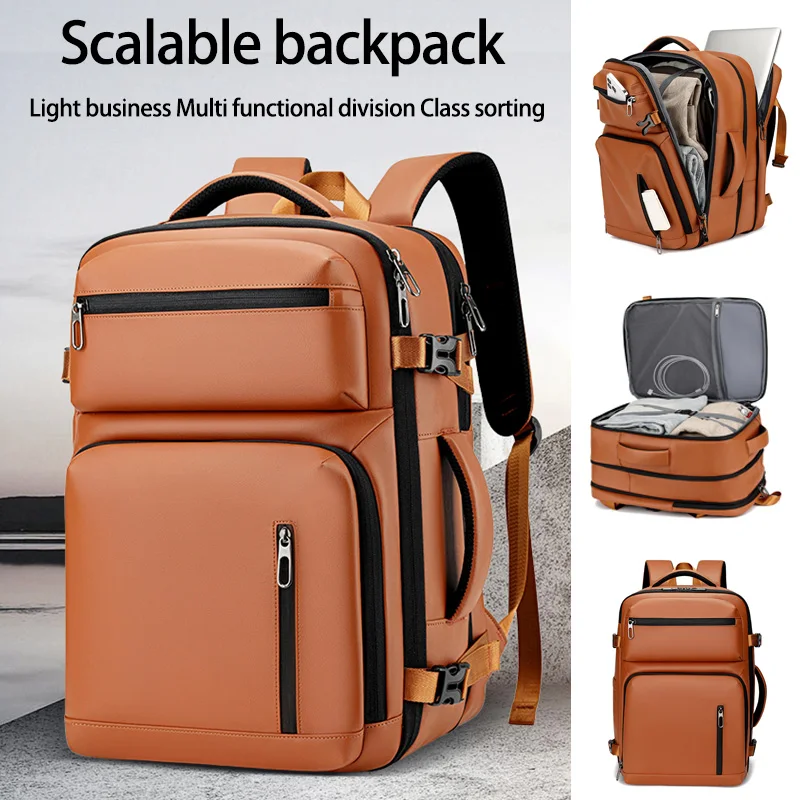 Commuter Laptop Backpack, Expandable, Waterproof Business Casual Backpack, 15.6 Inches, Large Capacity Travel Backpack