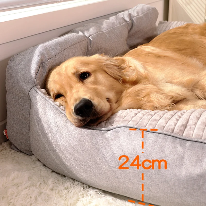HOOPET Dogs Sofa Bed Pet Kennel Mats Cats Bed Winter Warm Sleeping Floor Mats for Small Middle Big Dog Nest Pet Accessories