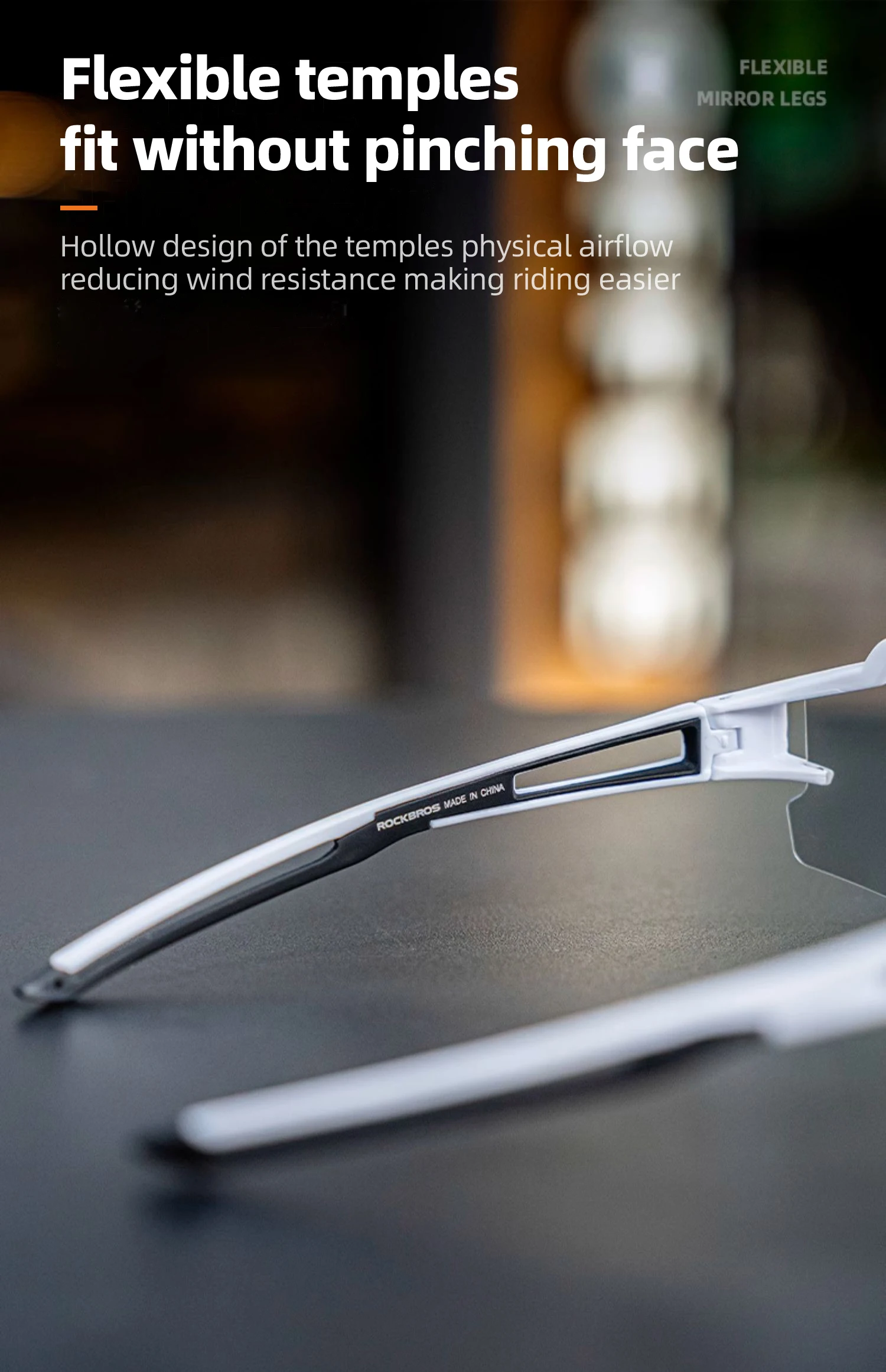ROCKBROS Photochromic Anit-fog Bicycle Glasses UV400 Sun Protection Bike Sunglasses Sports Run MTB Road Cycling Eyewear Goggles