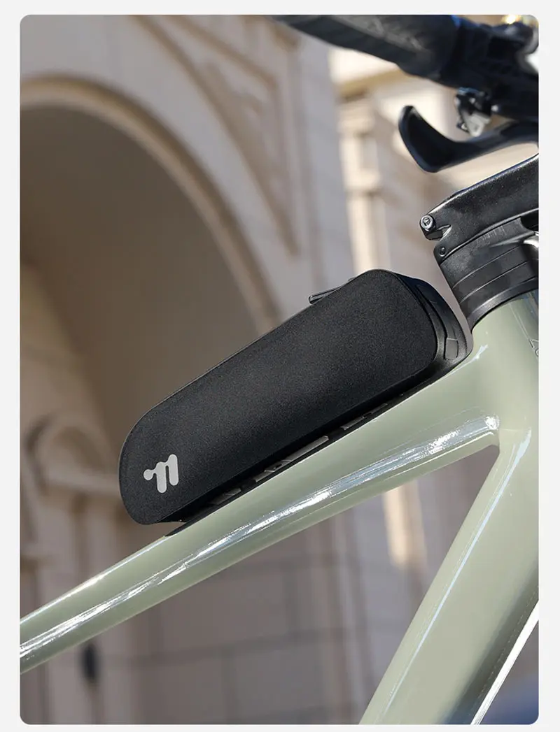 WEST BIKING Bike Top Tube Bag TPU Cycling Front Bag With Screws or Straps Waterproof MTB Road Bike Storage Bag Accessories