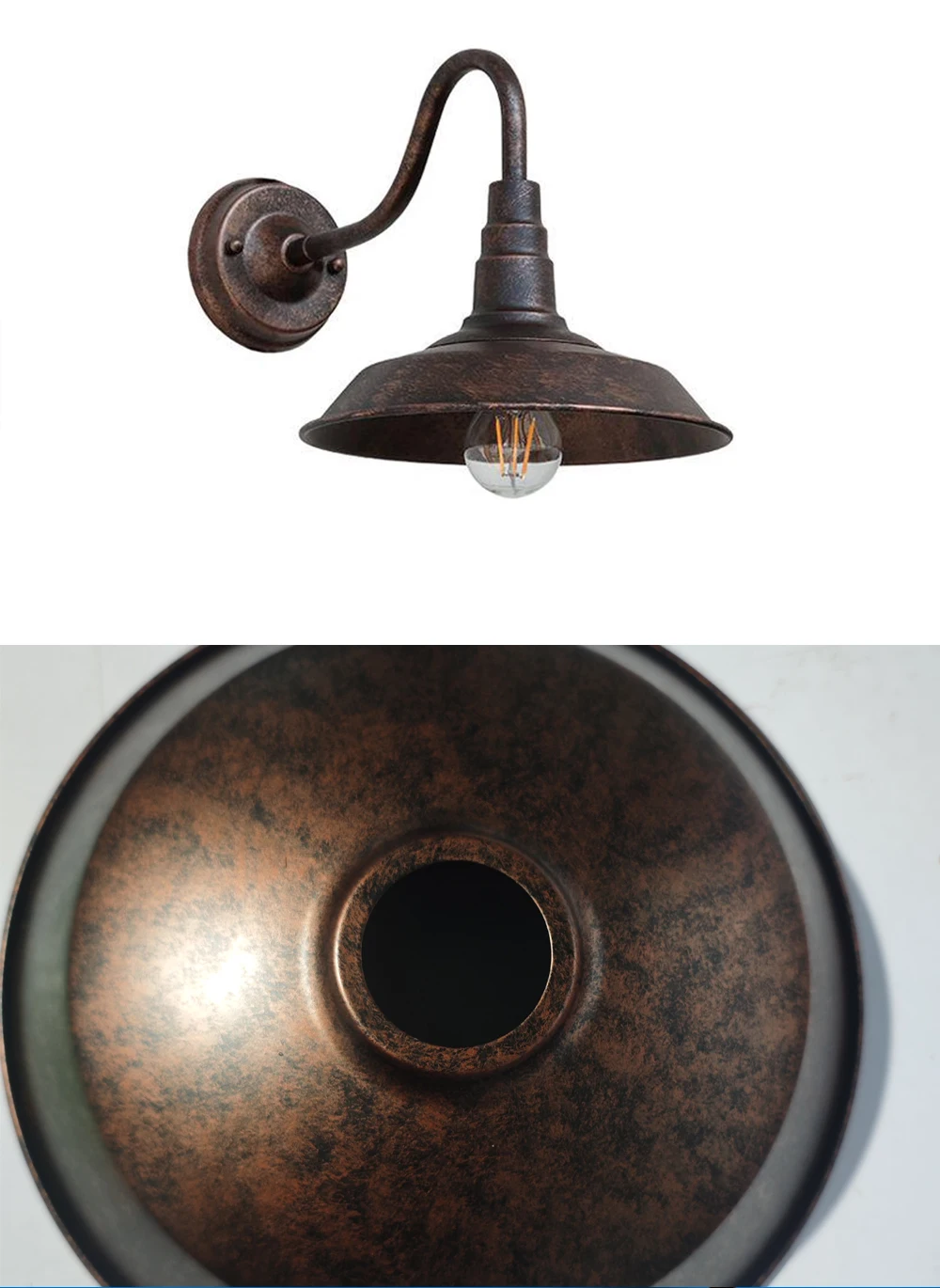 Retro Waterproof LED Wall Lamp Outdoor Courtyard Villa Garden Balcony Corridor Entrance Door E27 Decorative Lighting Fixture