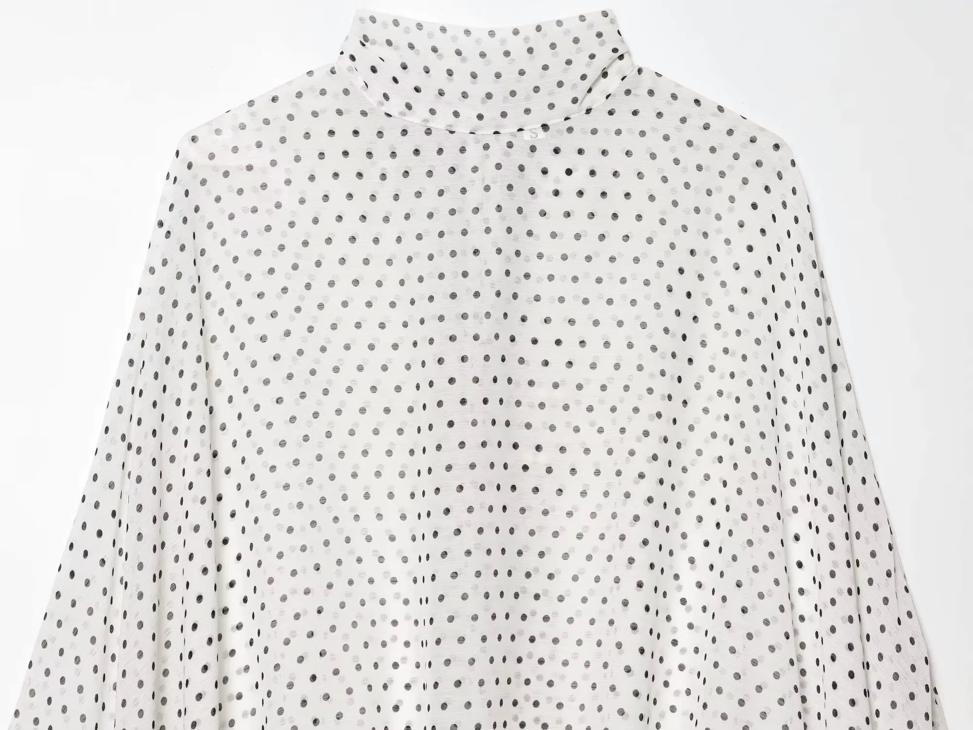 HH Women Vintage Polka Dot Skirt Sets Long Sleeve Bow Tie Shirt Loose A-line Skirt 2026 Spring Casual Vacation Beach Outfits