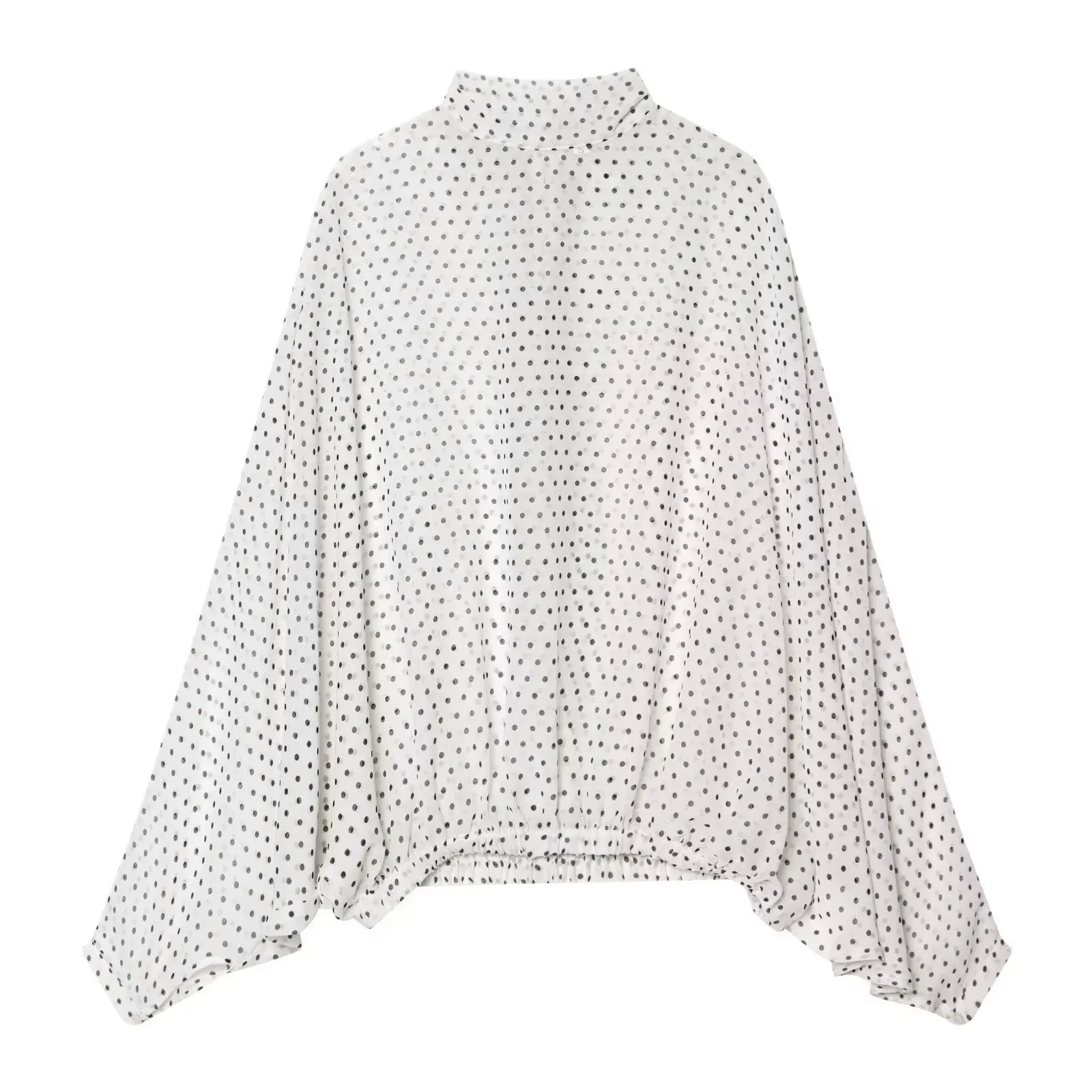 HH Women Vintage Polka Dot Skirt Sets Long Sleeve Bow Tie Shirt Loose A-line Skirt 2026 Spring Casual Vacation Beach Outfits