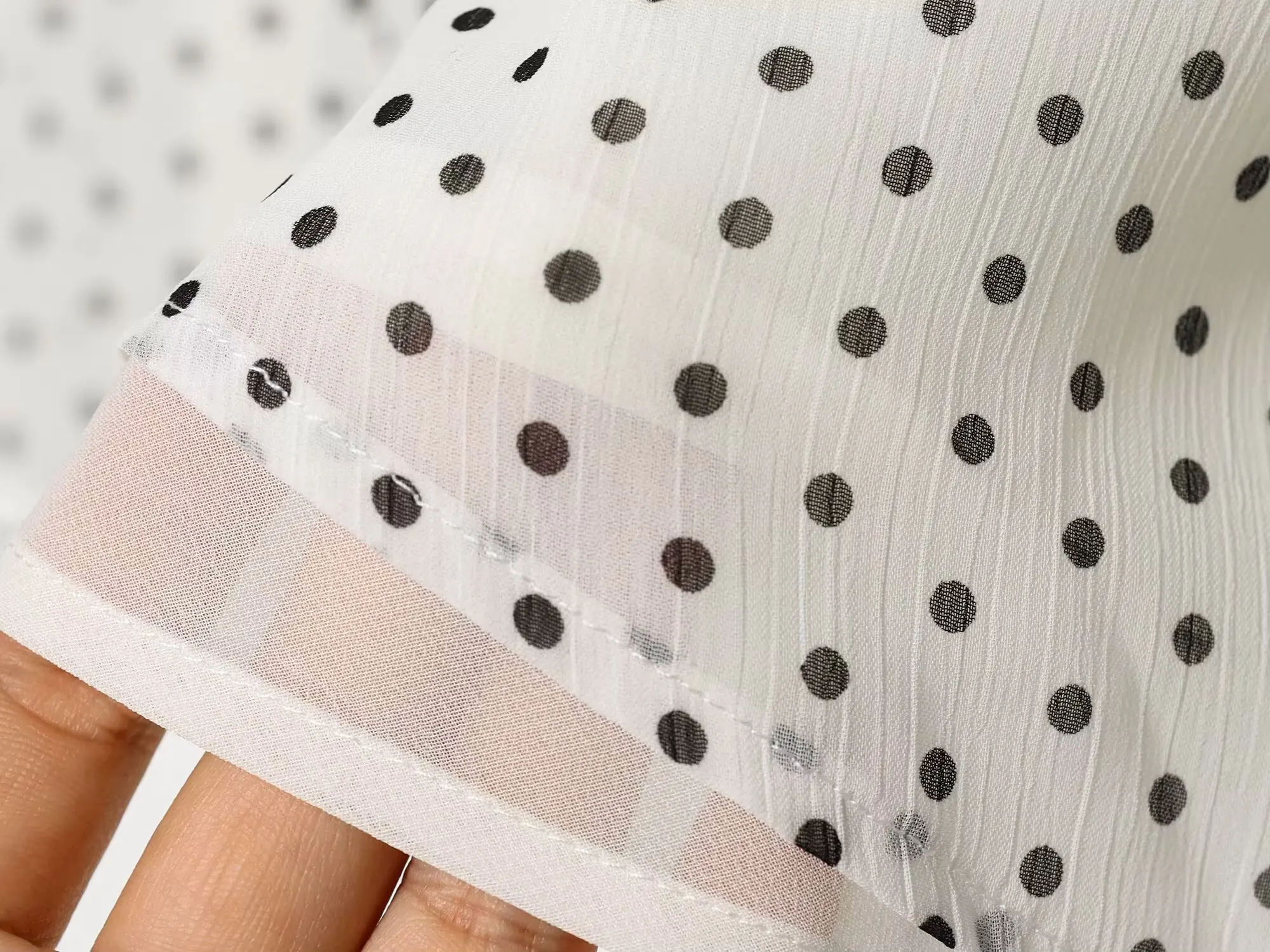 HH Women Vintage Polka Dot Skirt Sets Long Sleeve Bow Tie Shirt Loose A-line Skirt 2026 Spring Casual Vacation Beach Outfits
