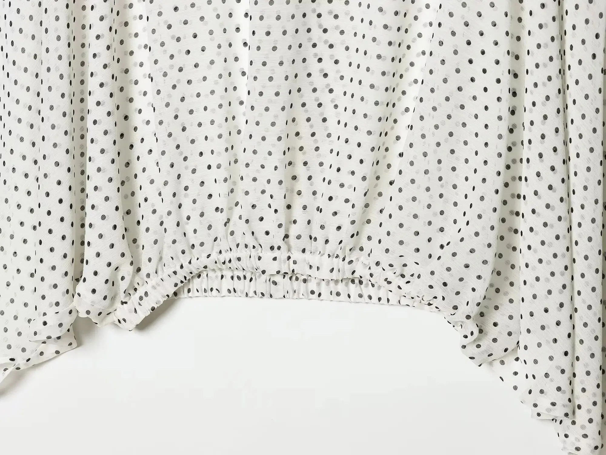 HH Women Vintage Polka Dot Skirt Sets Long Sleeve Bow Tie Shirt Loose A-line Skirt 2026 Spring Casual Vacation Beach Outfits