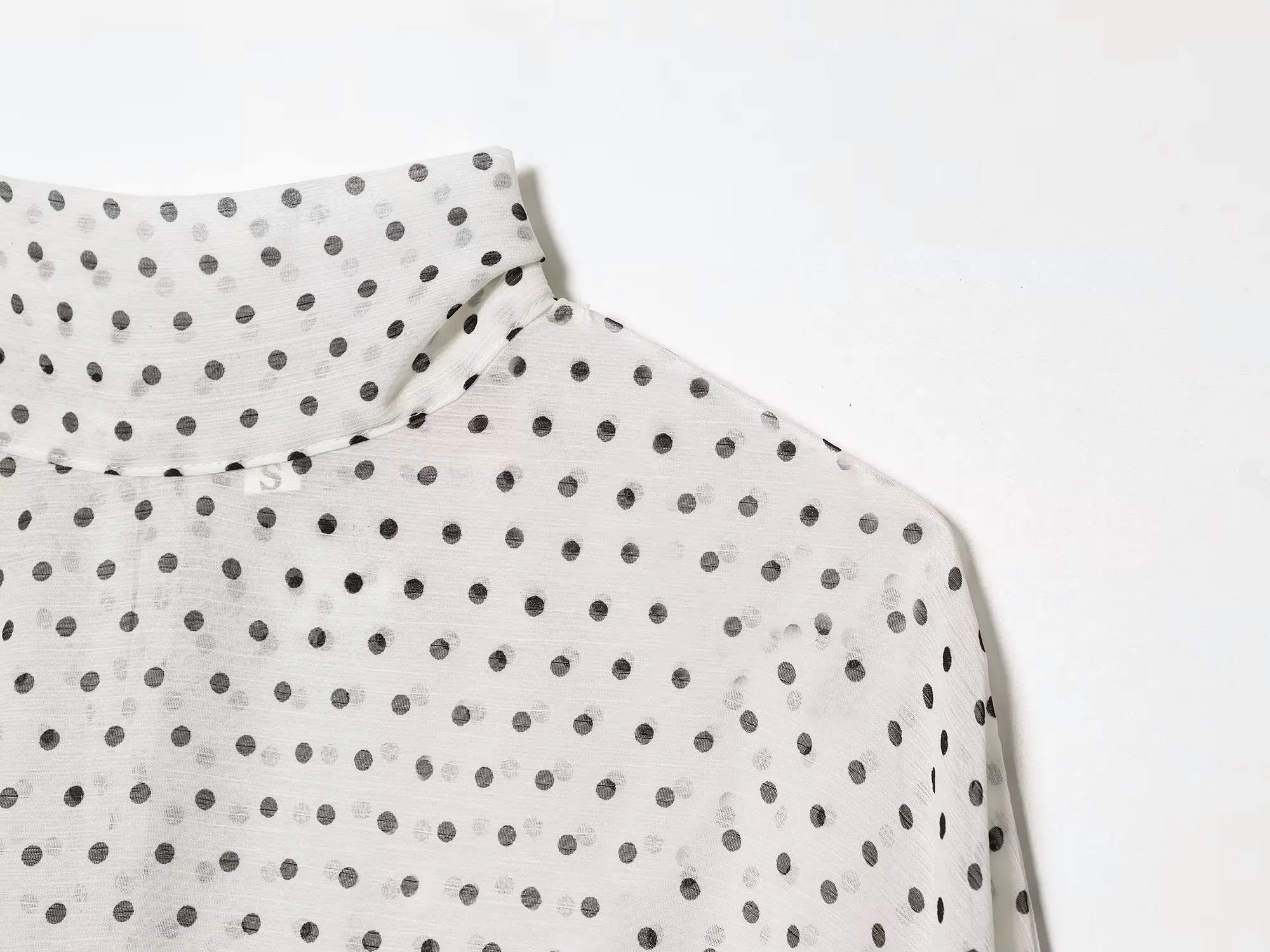 HH Women Vintage Polka Dot Skirt Sets Long Sleeve Bow Tie Shirt Loose A-line Skirt 2026 Spring Casual Vacation Beach Outfits