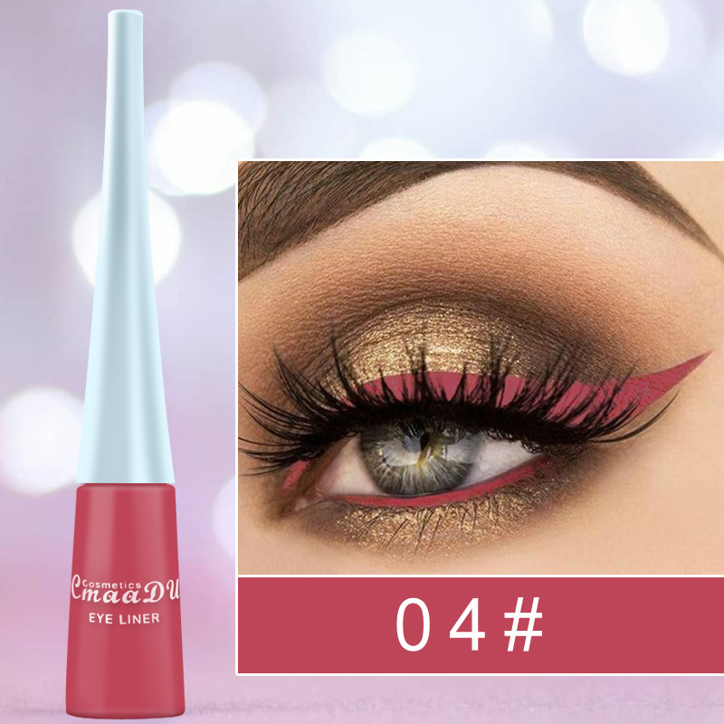 17 Colors Neon Liquid Eyeliner Pencil Waterproof Colorful Blue Green Yellow White Eye Liner Pen Women Makeup Eyes Cosmetics
