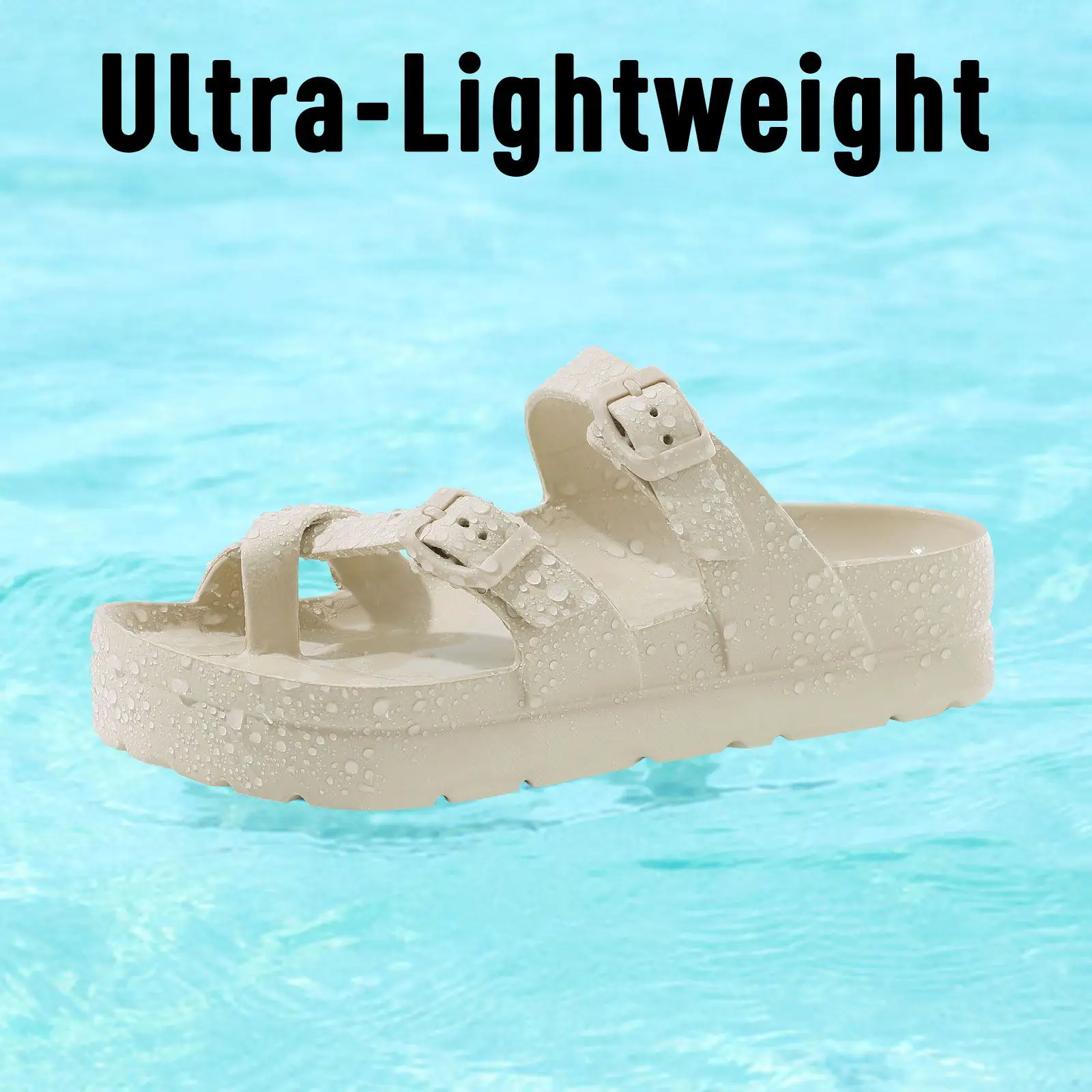 KIDMI New Fashion Women Sandals Comfortable Women's Slippers High Quality EVA Women Flip-flops Nonslip Soft Integrated Slippers