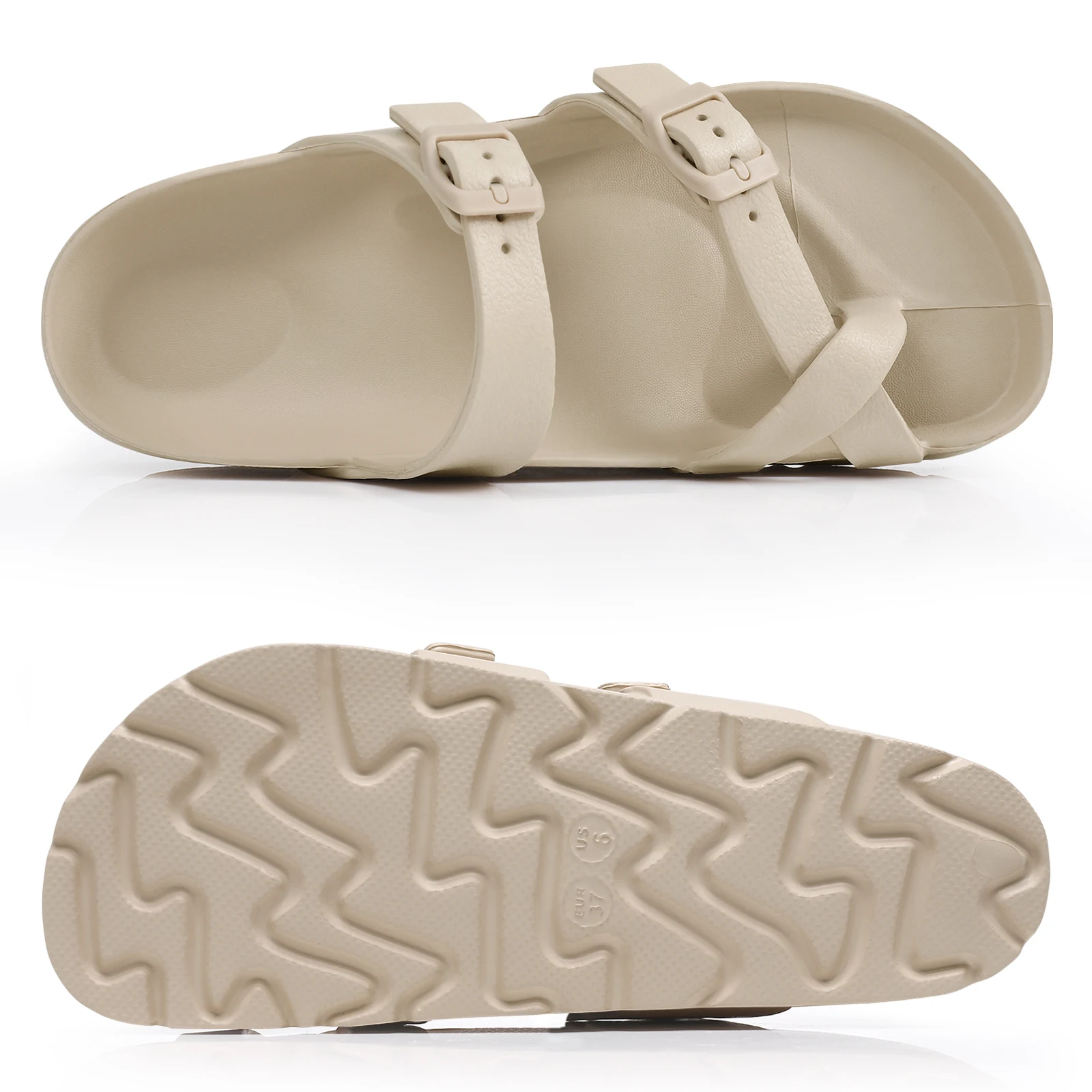 KIDMI New Fashion Women Sandals Comfortable Women's Slippers High Quality EVA Women Flip-flops Nonslip Soft Integrated Slippers