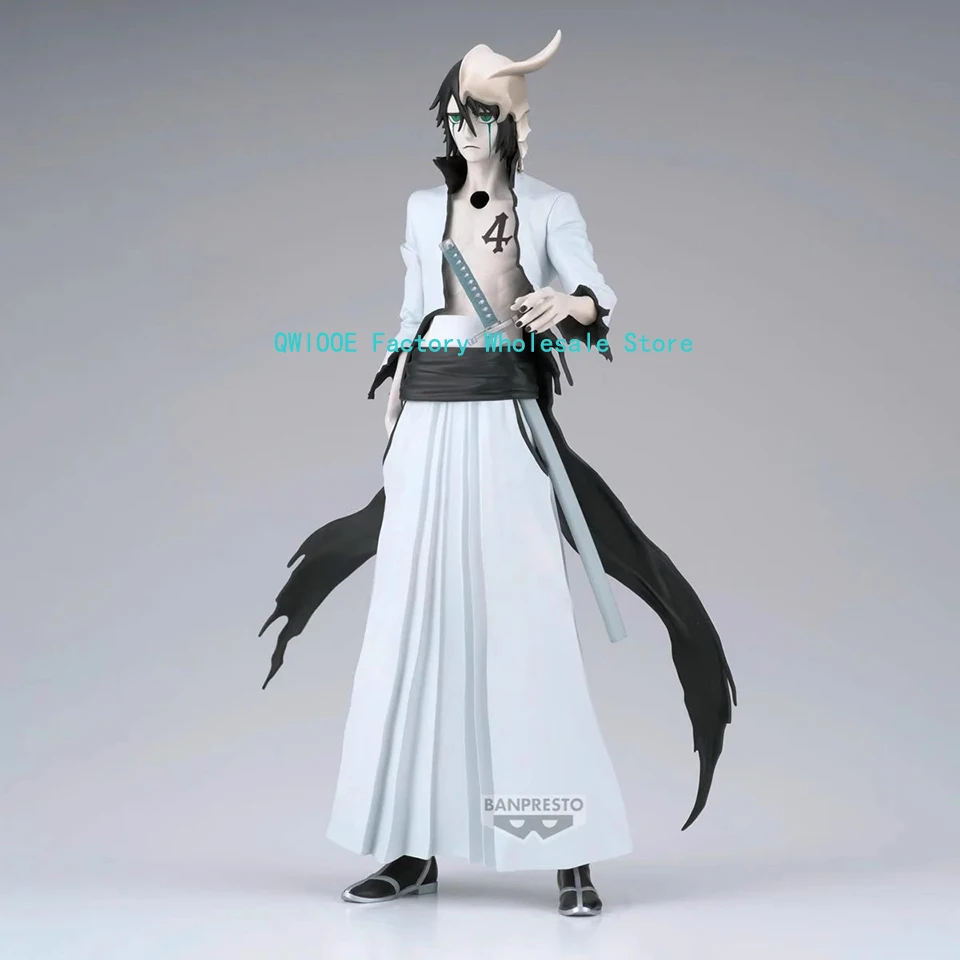 Original Genuine Bandai MAXIMATIC Bleach 22cm ULQUIORRA CIFER Action Figure PVC Collection Model Toys Gifts QWIOOE Wholesale