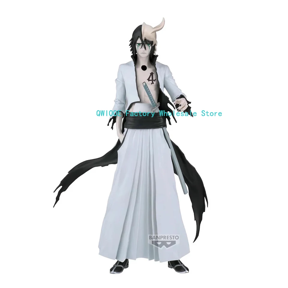 Original Genuine Bandai MAXIMATIC Bleach 22cm ULQUIORRA CIFER Action Figure PVC Collection Model Toys Gifts QWIOOE Wholesale