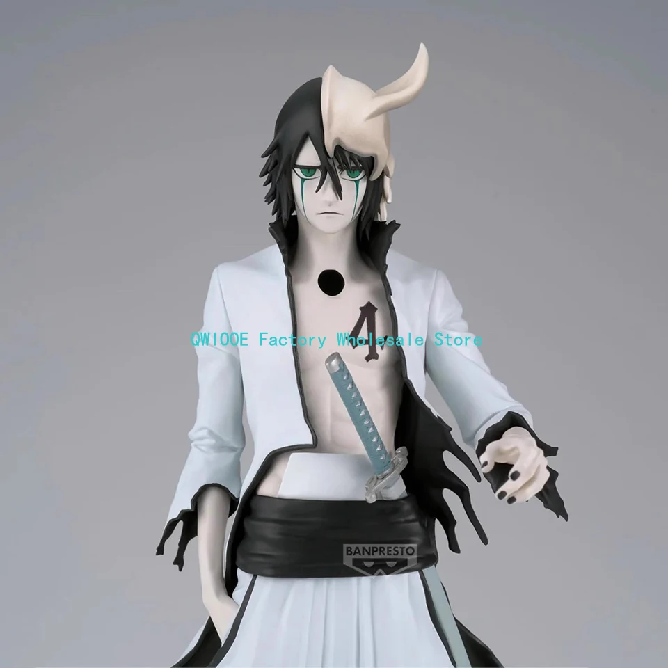 Original Genuine Bandai MAXIMATIC Bleach 22cm ULQUIORRA CIFER Action Figure PVC Collection Model Toys Gifts QWIOOE Wholesale