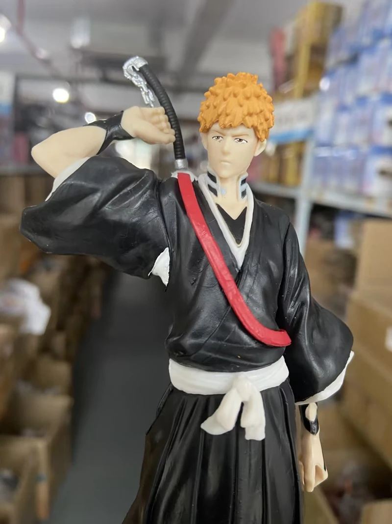 18.5cm Anime BLEACH Kuchiki Rukia Action Figure Collectible Model Toys Japanese Dolls Desktop Decorations PVC Standing Figures