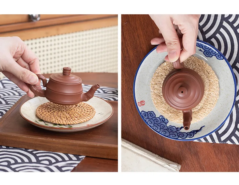 Beauty Ceramic Dinner Plate Flower Bird Japanese Pan Table Decoration Cute Bread Dessert Plates Sushi Dishes Tea Trays for Hotel
