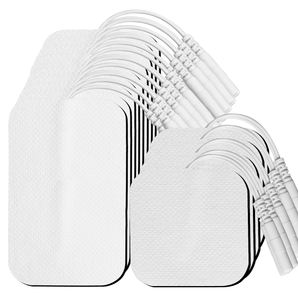 10/20pcs Tens Muscle Electrostimulator Patches EMS Body Massager Low Frequency Massage Pads Replacement Electrodes Pads