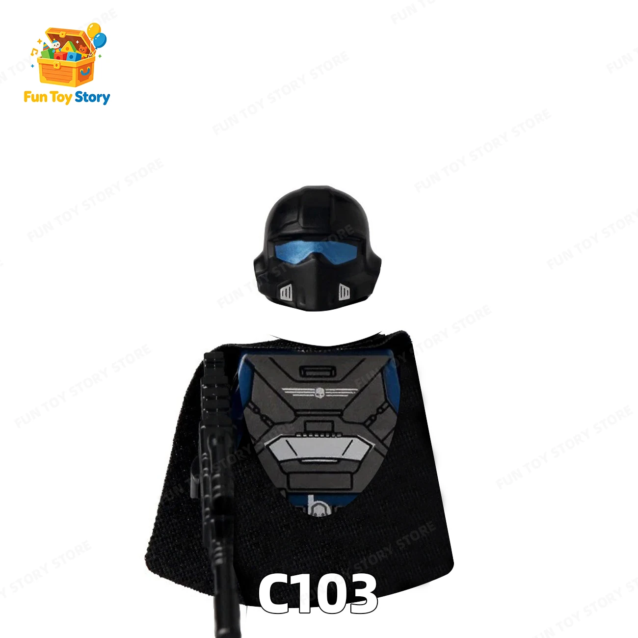 C103 MOC Warriors Heavy Armor Soldiers Game Series mini Character compatible third party Building Blocks Toys Gifts