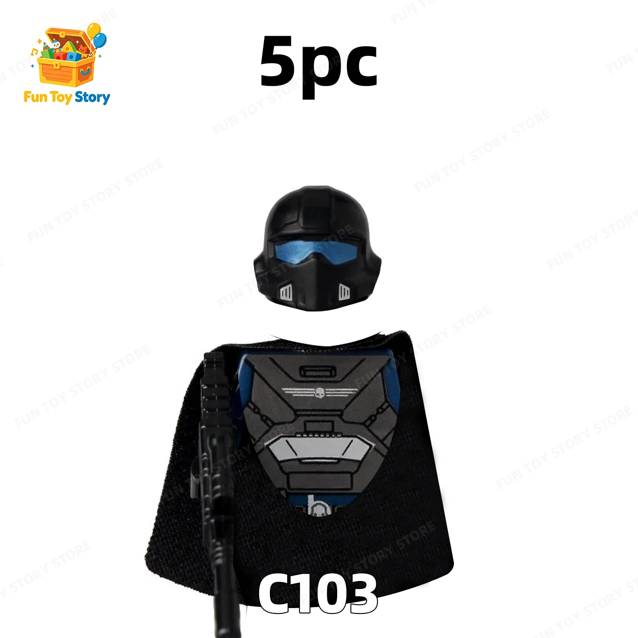 C103 MOC Warriors Heavy Armor Soldiers Game Series mini Character compatible third party Building Blocks Toys Gifts