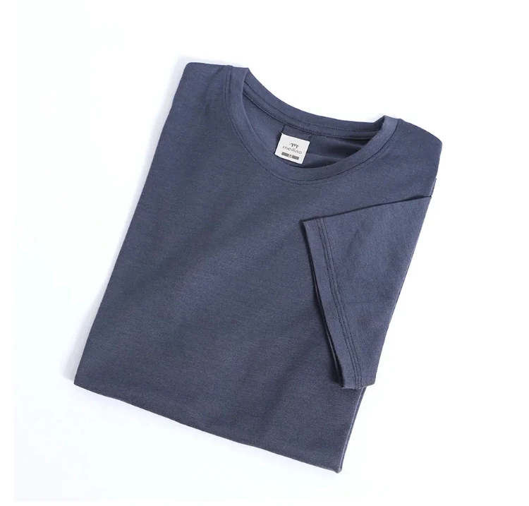 100% Merino Wool T-Shirt Men Short Sleeve Merino Shirts Sport Lightweight Base Layer Hiking Tshirt Soft Breathable Undershirt