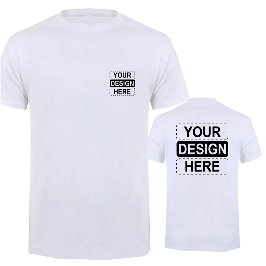 New Customized Printed Leisure T Shirt Harajuku Women Tee DIY Your Like Photo Or Logo T-shirt Fashion Custom Men Tops Tshirt