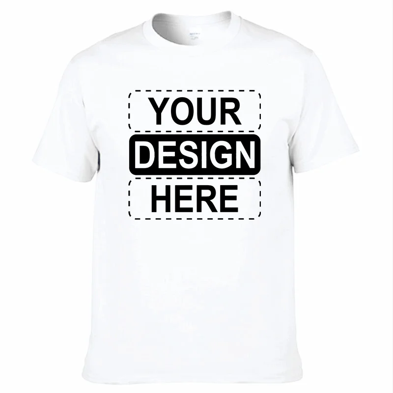 New Customized Printed Leisure T Shirt Harajuku Women Tee DIY Your Like Photo Or Logo T-shirt Fashion Custom Men Tops Tshirt