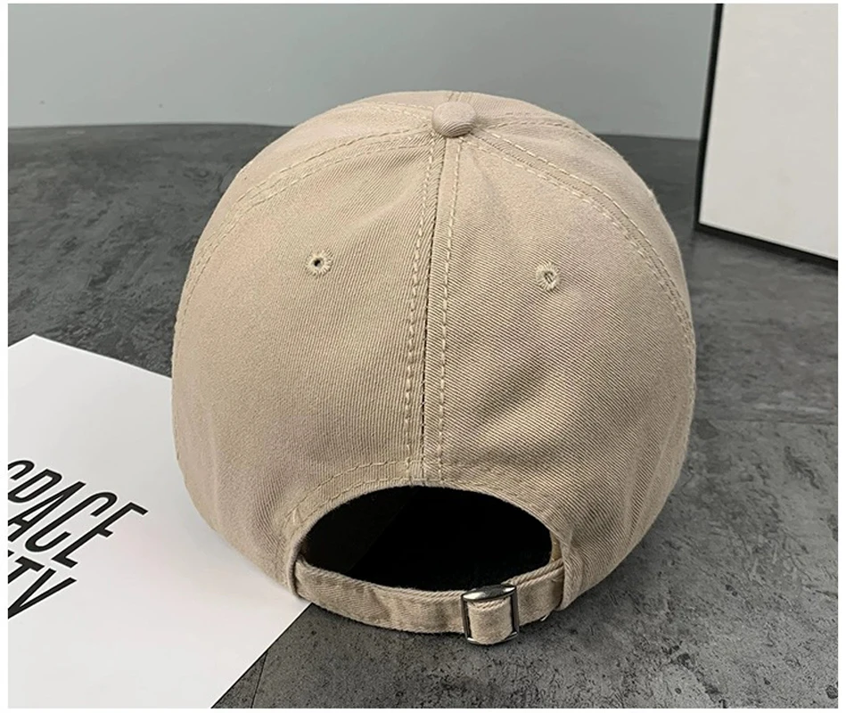 Vintage Washed Baseball Cap For Big Child's Ins Fashion Letter Embroidery Sun Hat for Spring Summer Streetwear Hats for Men