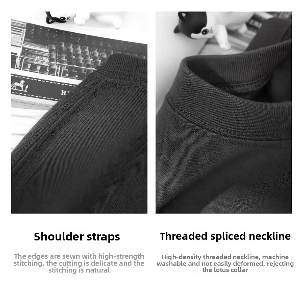 Customized T Shirt DTG Printing 300GSM 100% Cotton Mens T-shirts High Quality Loose Casual Women Tees Personalized Top Workwear