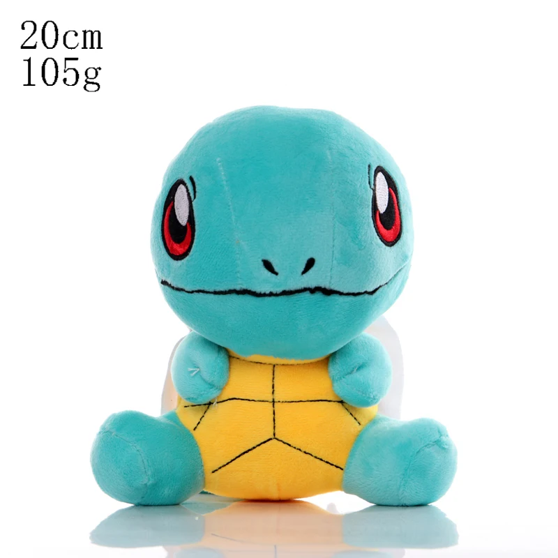 Cute Pikachu Plush Toy Pokemon Charmander Squirtle Bulbasaur Stuffed Doll Eevee Scorbunny Gengar Snorlax Christmas Gifts