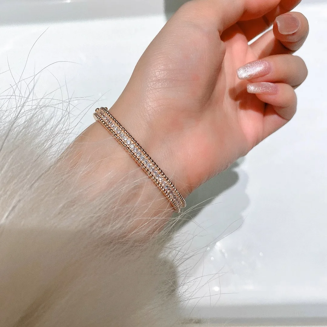 GXTRS 2mm Certified Moissanite Bangles For Women S925 Silver Trendy Wedding Party Bracelets 18K Gold Plated Fine Jewelry Gifts