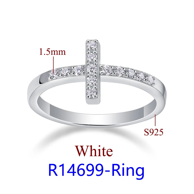 DJMAX Luxury Moissanite Rings for Women Engagement Original 925 Sterling Silver Jewelry Women's Moissanite Diamond Ring New