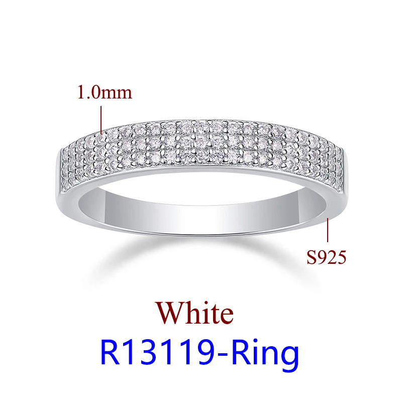 DJMAX Luxury Moissanite Rings for Women Engagement Original 925 Sterling Silver Jewelry Women's Moissanite Diamond Ring New