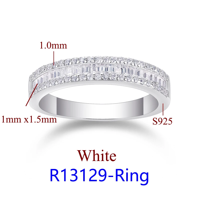 DJMAX Luxury Moissanite Rings for Women Engagement Original 925 Sterling Silver Jewelry Women's Moissanite Diamond Ring New