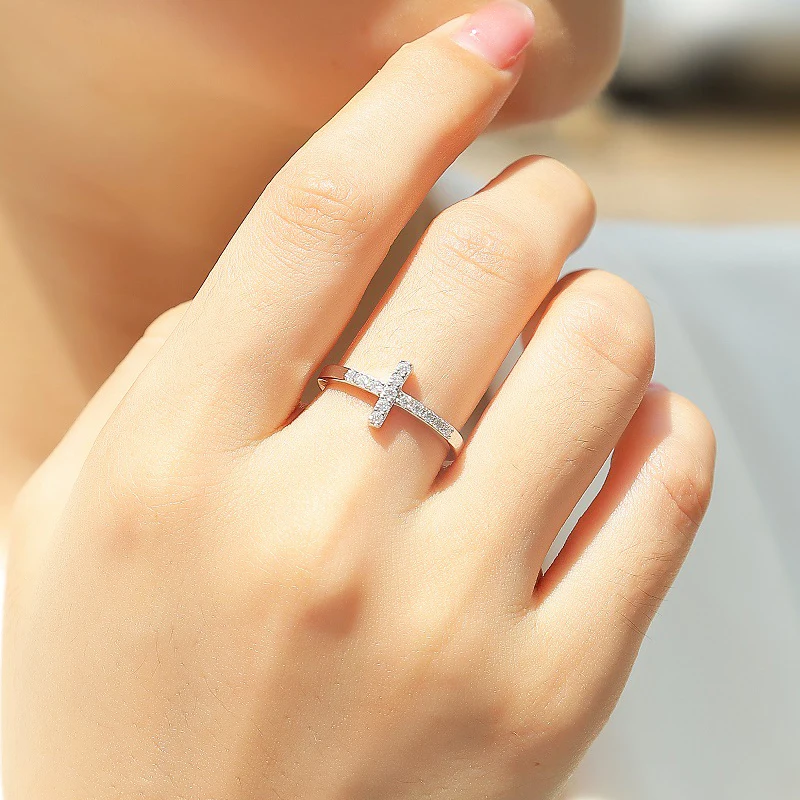 DJMAX Luxury Moissanite Rings for Women Engagement Original 925 Sterling Silver Jewelry Women's Moissanite Diamond Ring New