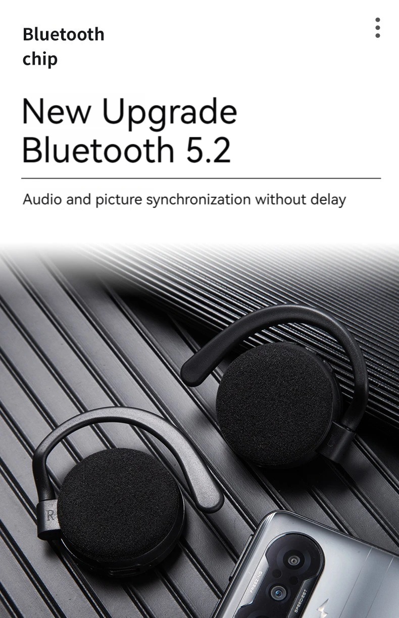 Original TWS K6 Sports Earphone Super Bass Headphones Sweatproof Running Headset With Mic Ear Hook For All Mobile Phone Xiaomi
