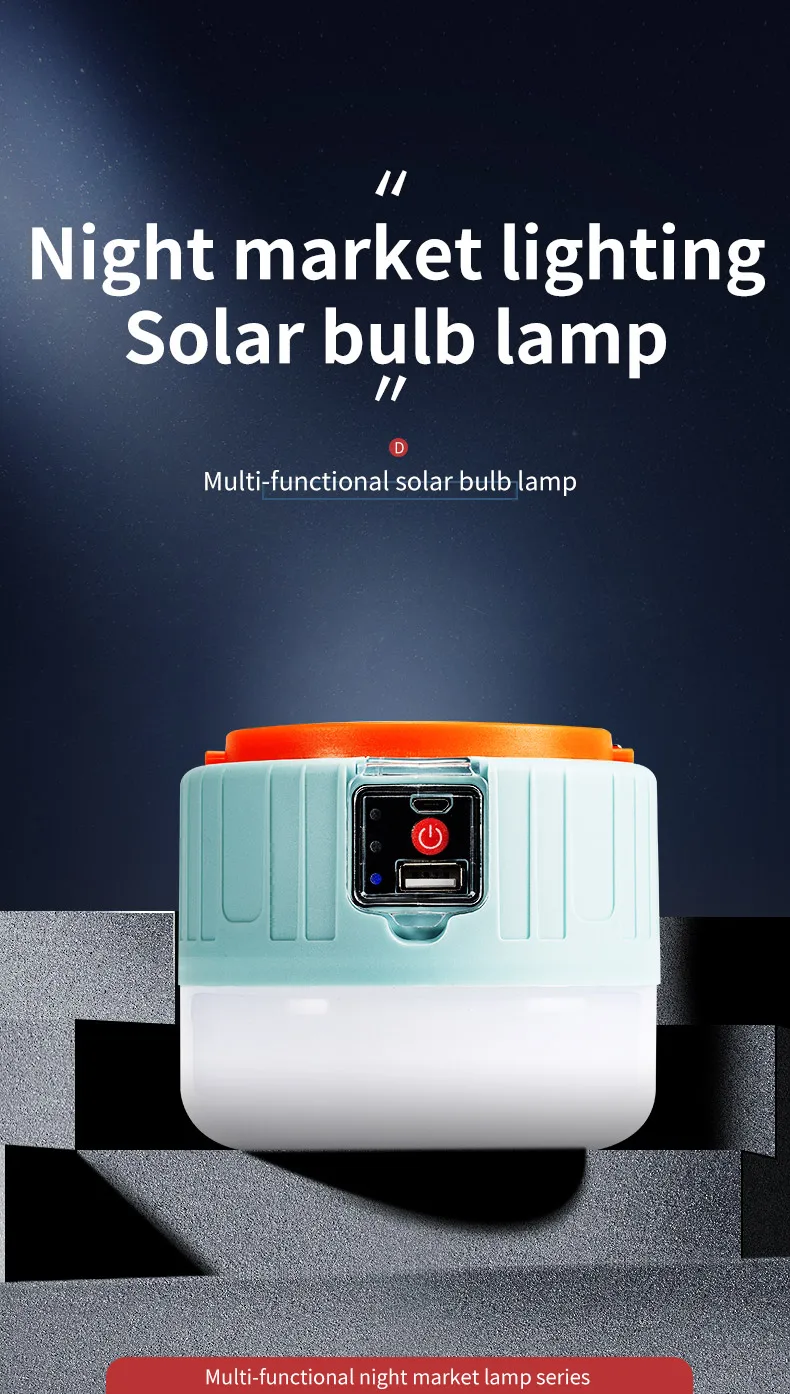 LED Camping Light Rechargeable Waterproof Portable Outdoor Hiking Emergency Lights Bright Tent Lamp Lantern Flashlight Camping